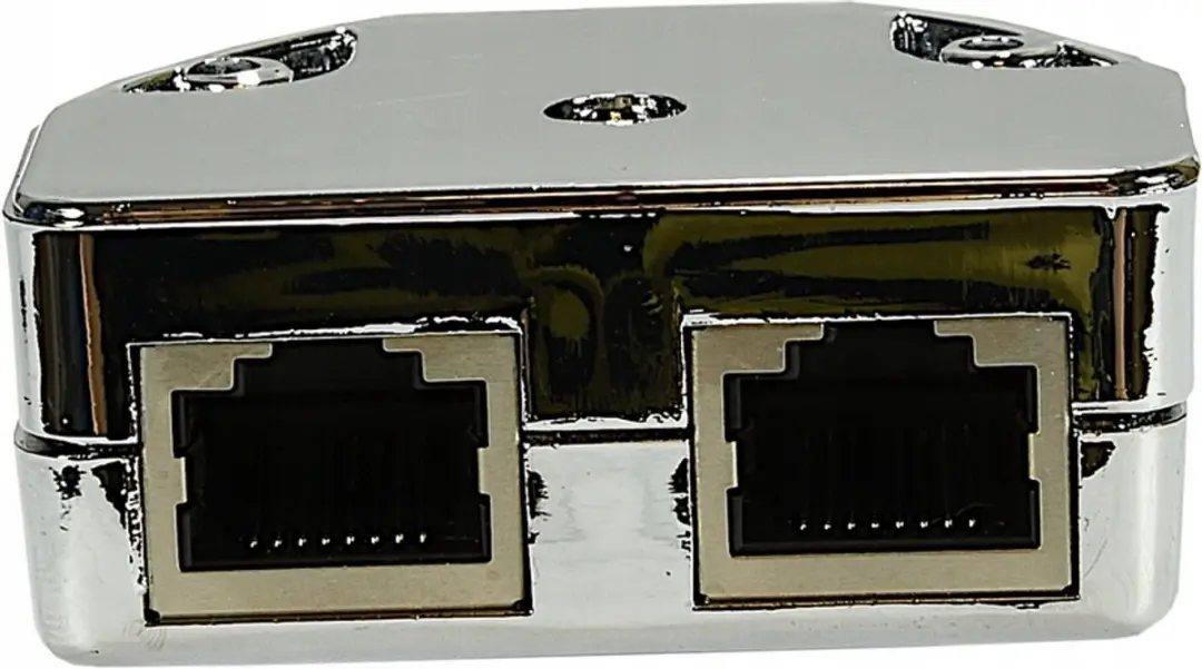 Digitus DN-93904 RJ45 Adapter 2x Poort - Cat 5e