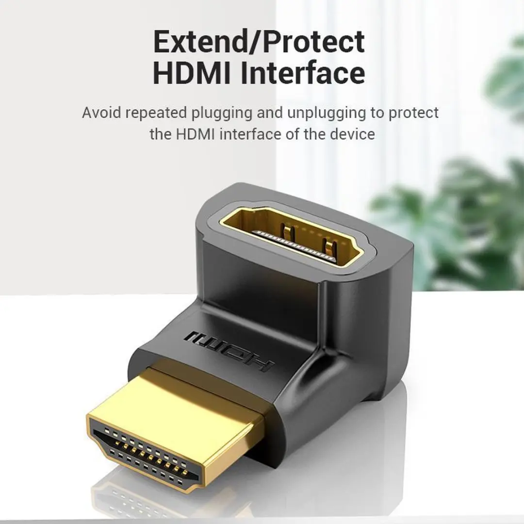 Vention HDMI Hoekadapter AINB0 - 4K 60Hz - Zwart
