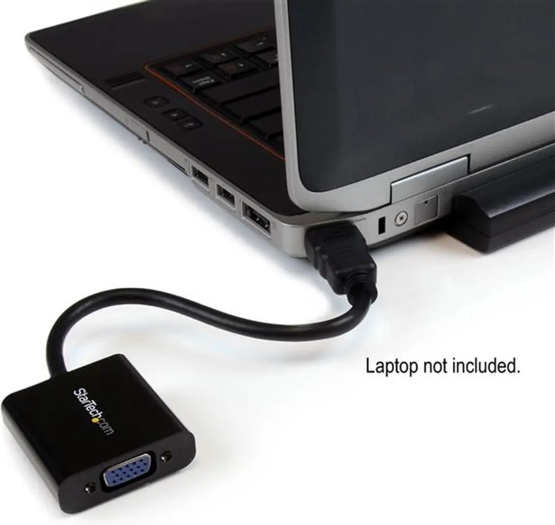 Startech HD2VGAE2 HDMI naar VGA Adapter - 1920x1080 - Zwart