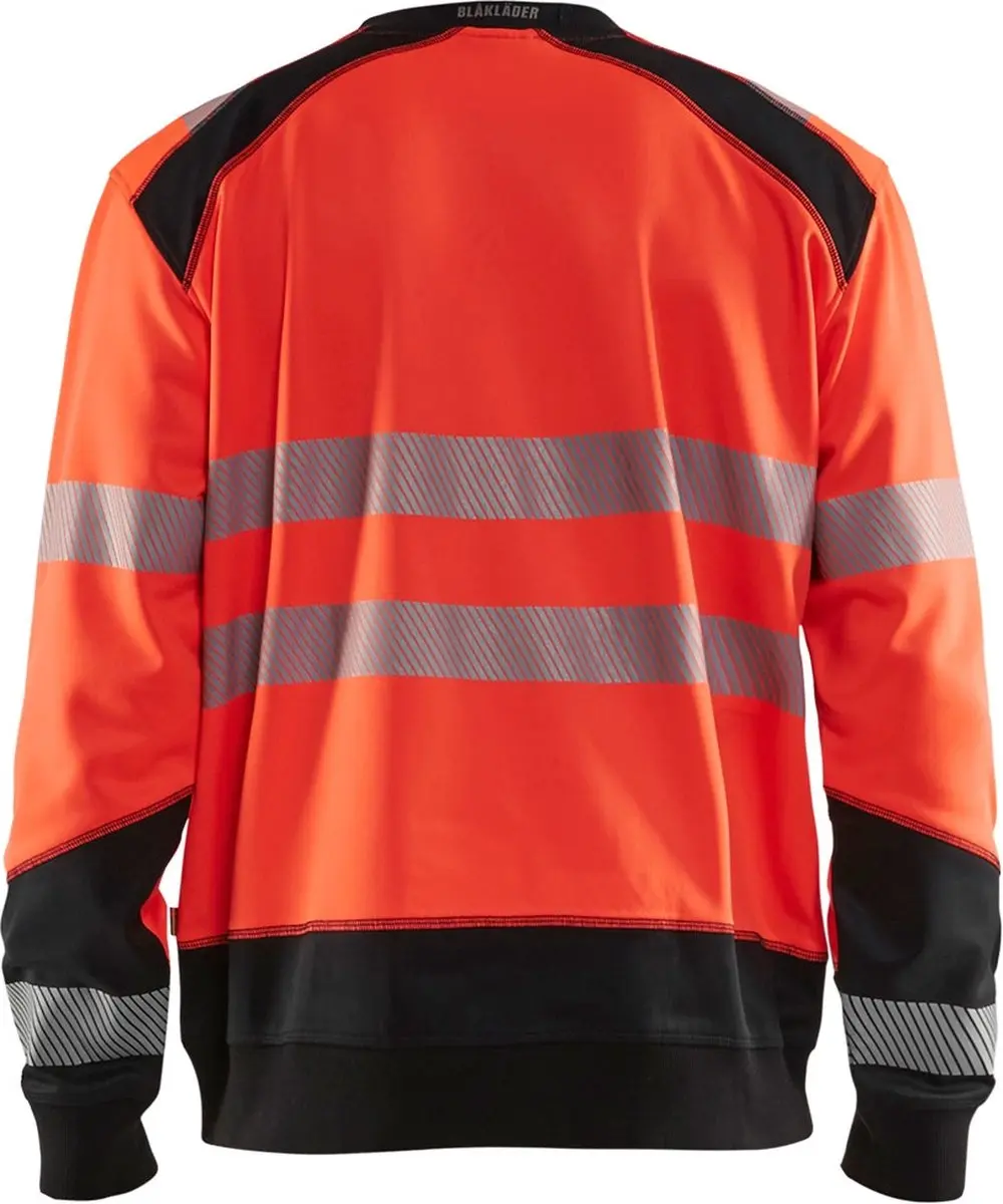 Blåkläder Sweatshirt High Vis 3541-2528 - XXXL - High Vis Rood/Zwart