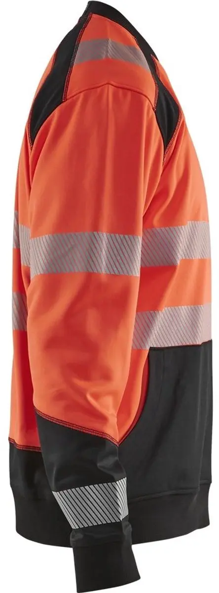 Blåkläder Sweatshirt High Vis 3541-2528 - XXXL - High Vis Rood/Zwart