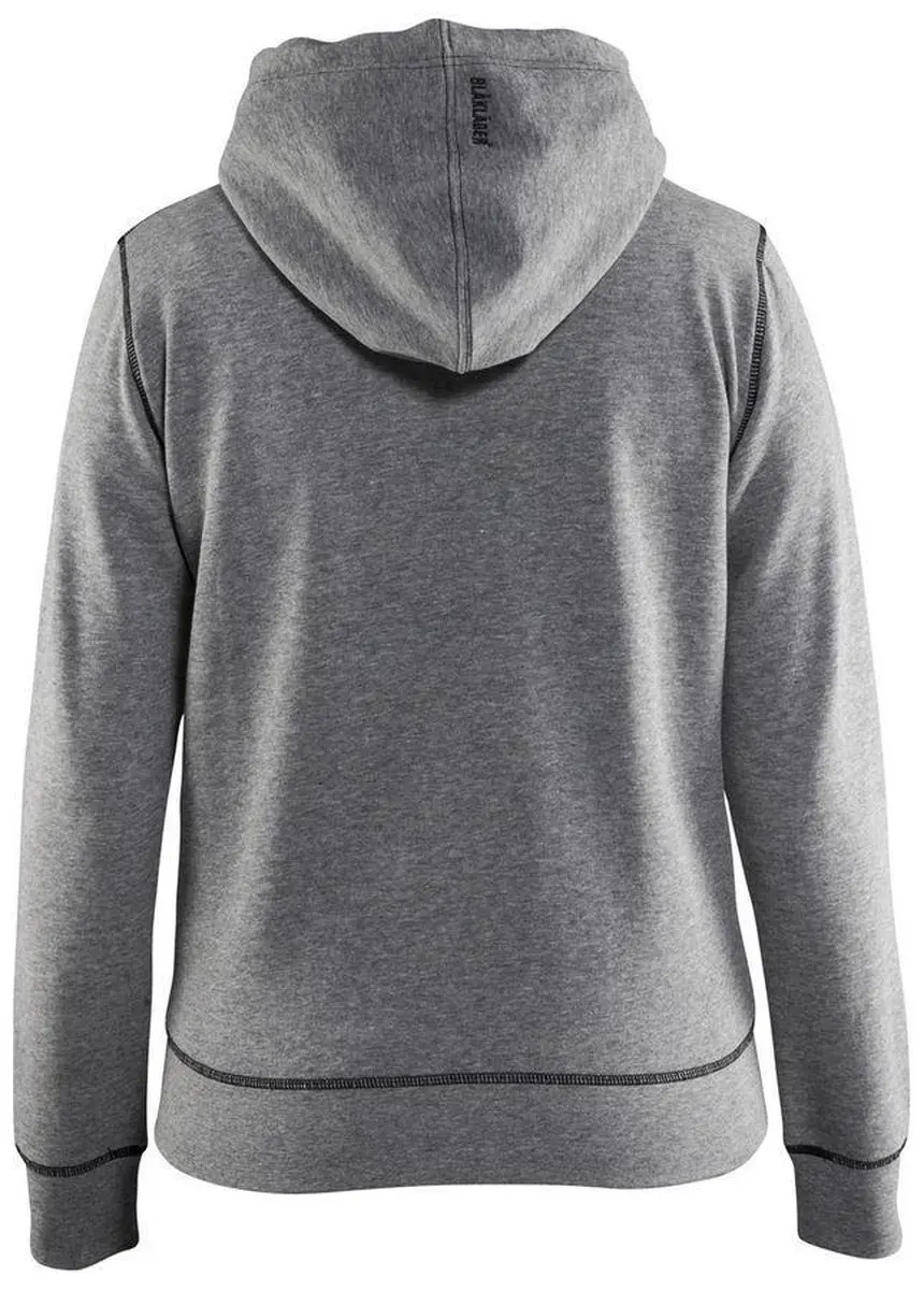 Blåkläder Dames Hooded Sweatvest 3373-1157 - Grijs Mêlee - XXL