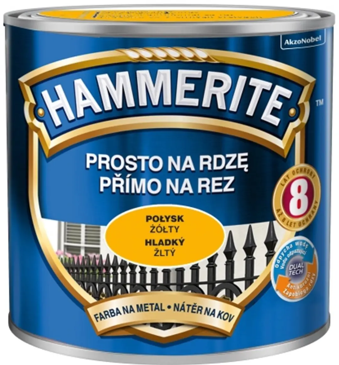 Hammerite Direct Roest Glad 0,25L