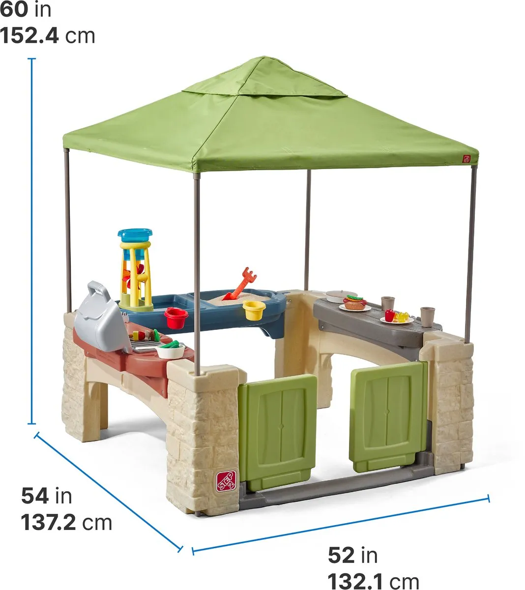 Step2 All Around Playtime Patio 874199 Speelhuis - Groen