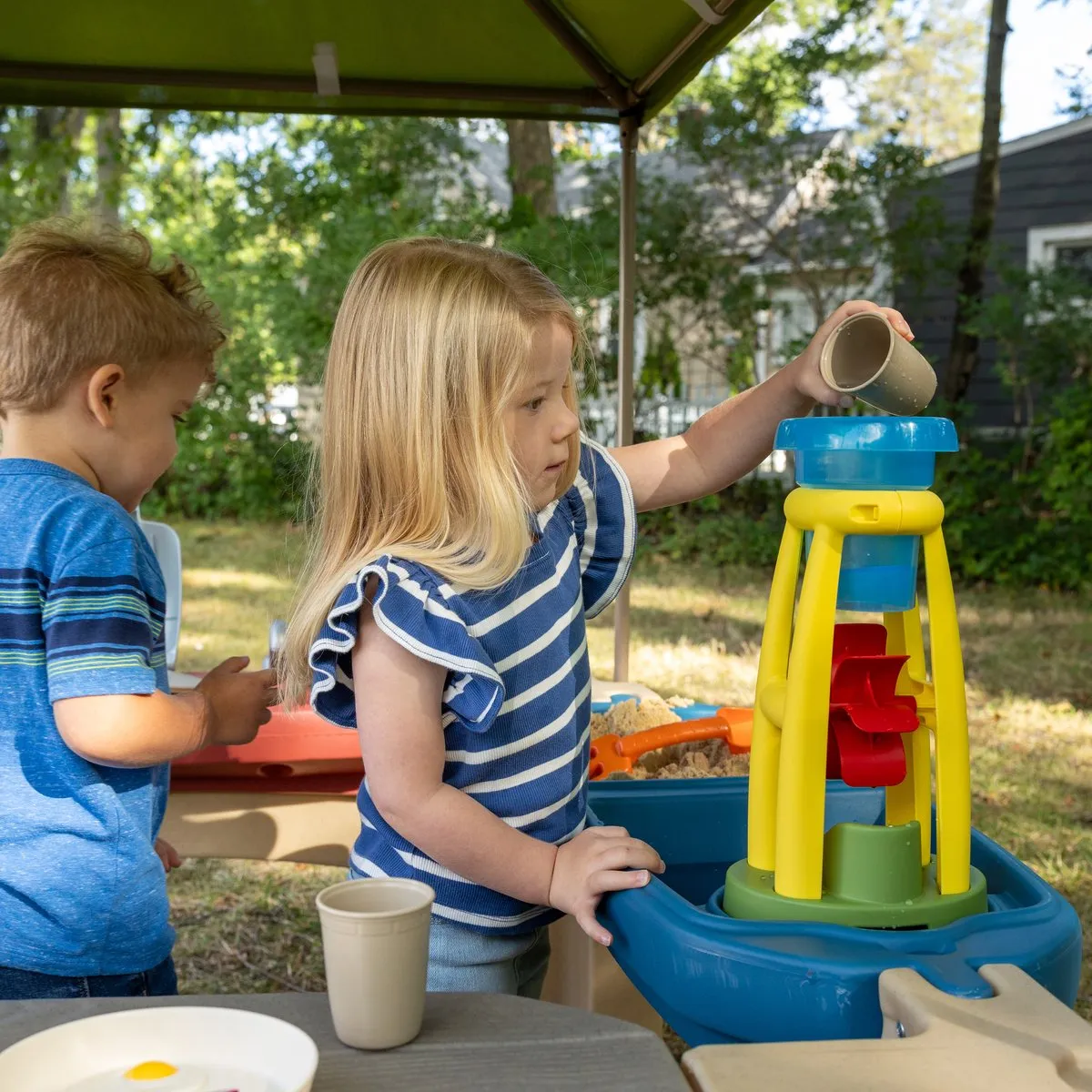 Step2 All Around Playtime Patio 874199 Speelhuis - Groen - afbeelding 6 van 6