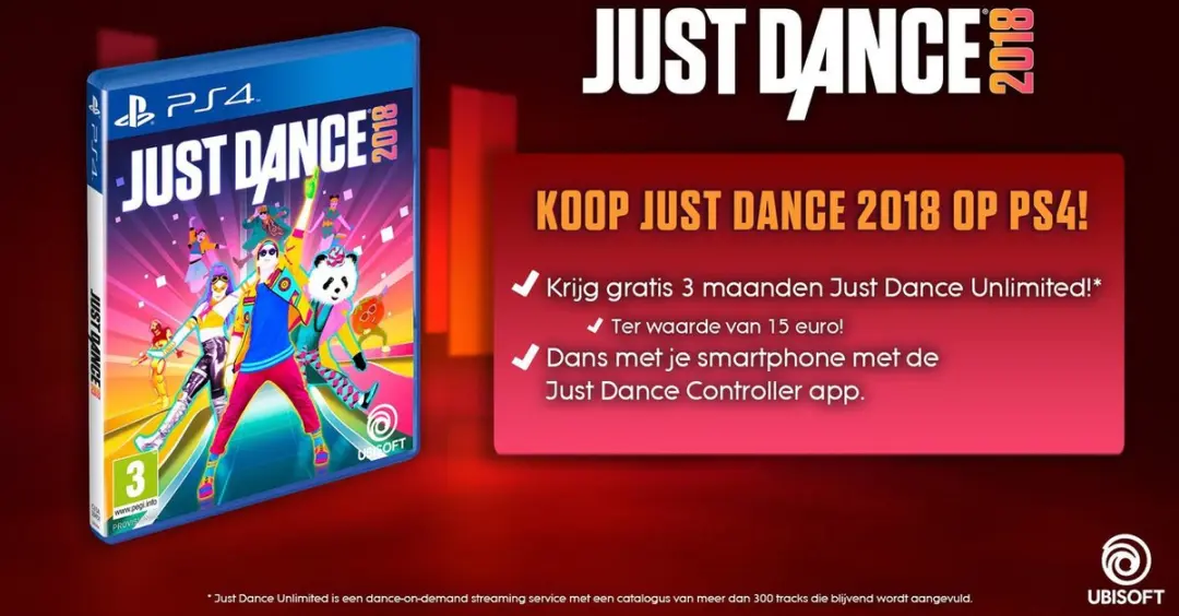 Ubisoft Just Dance 2018 PS4 - Dansgame