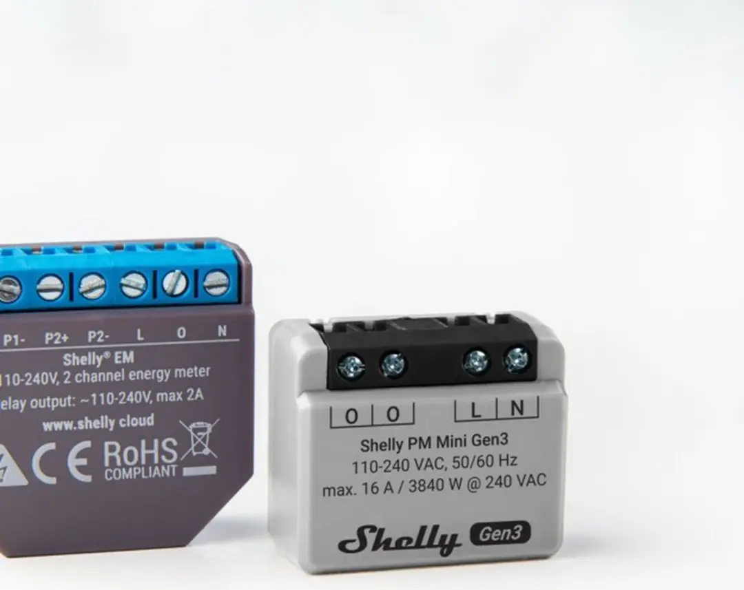 Shelly PM Mini Gen3 3800235261613 Controller - Zonwering - Transparent