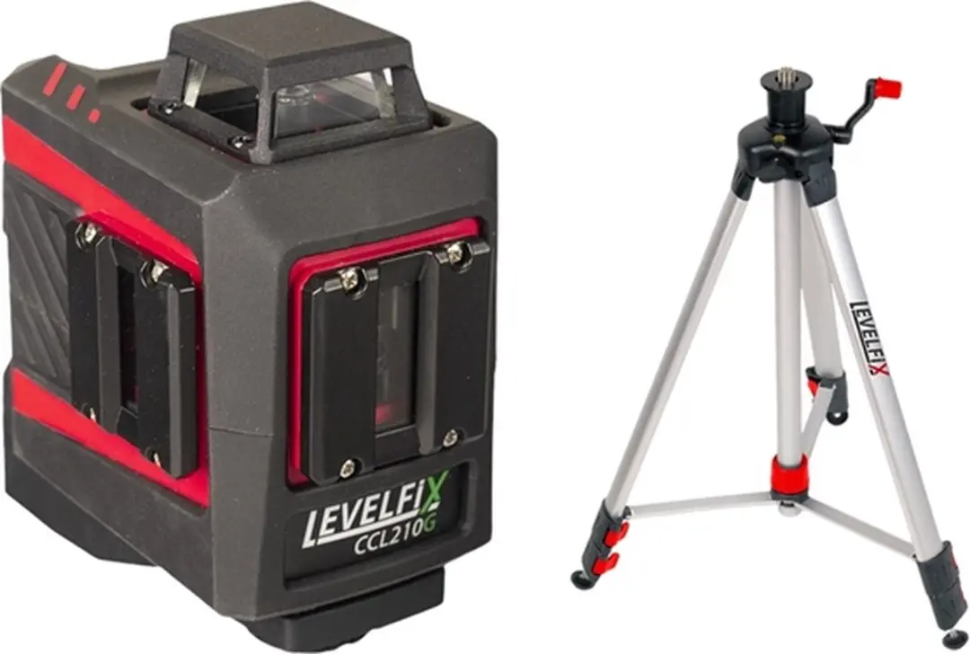 Levelfix CCL210G Groene Kruislijnlaser - Met Statief