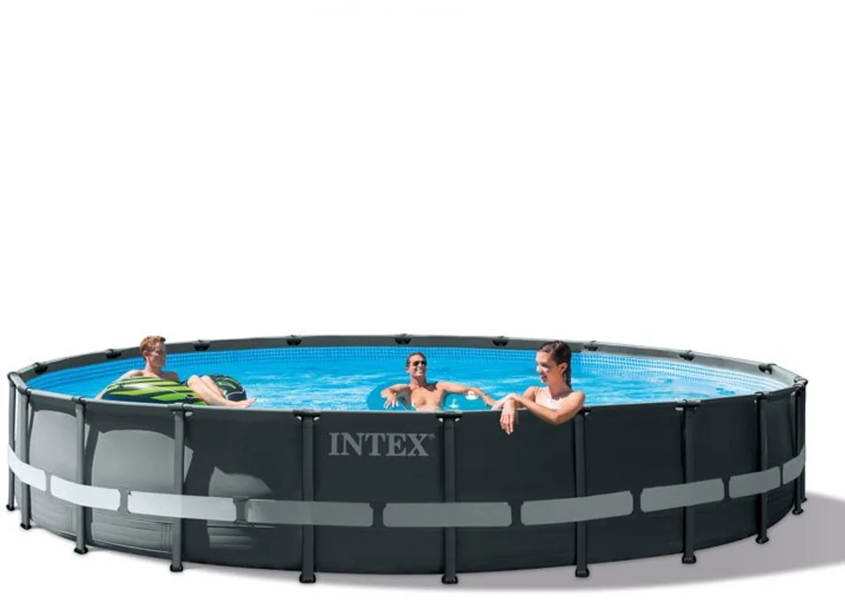 Intex Ultra XTR Frame Opzetzwembad 610x122cm - 30.079L - Antraciet - afbeelding 6 van 6