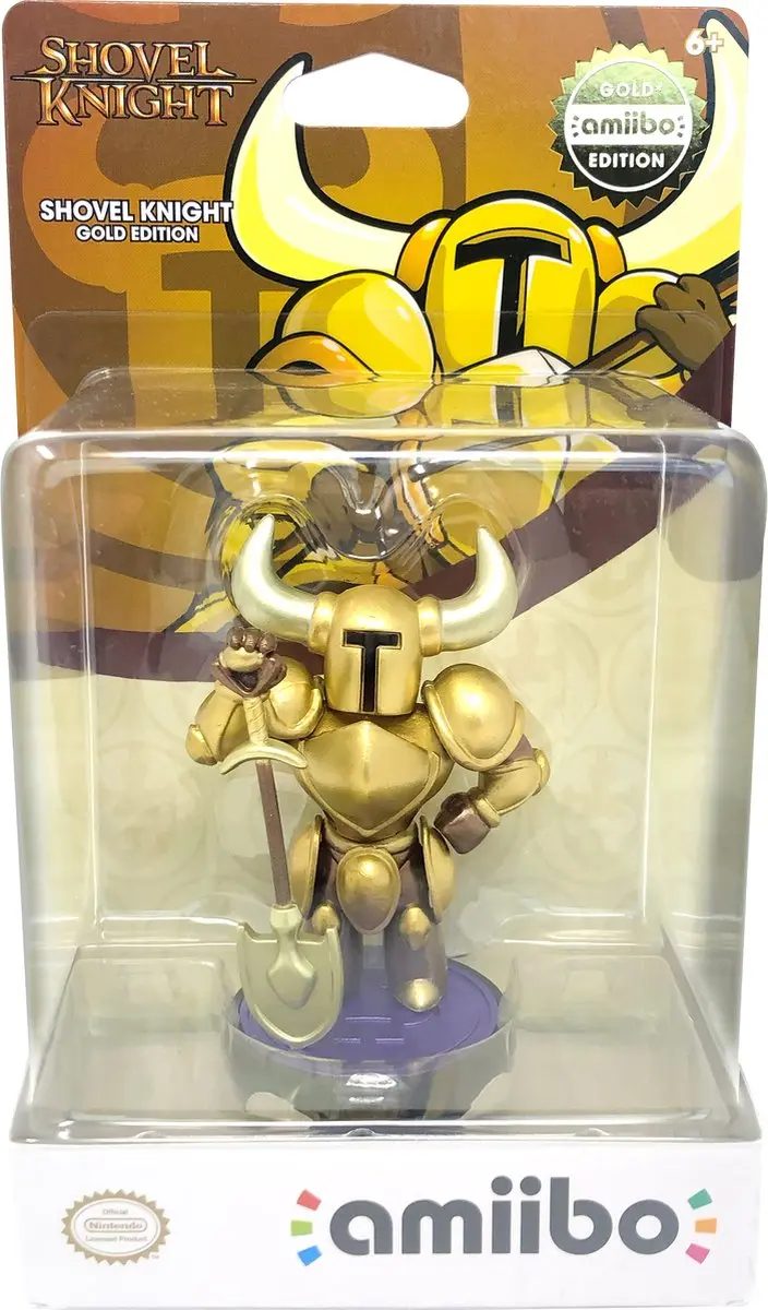 Nintendo Amiibo Shovel Knight Gold - Beschermhoes - afbeelding 6 van 6