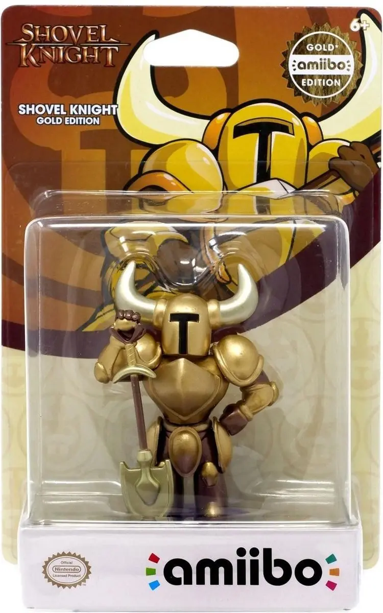 Nintendo Amiibo Shovel Knight Gold - Beschermhoes - afbeelding 5 van 6