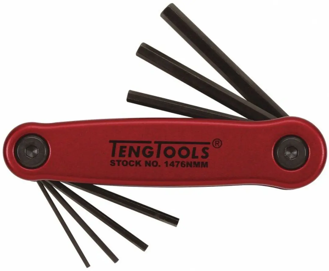 HBM Allensleutelset 7-delig Teng Tools
