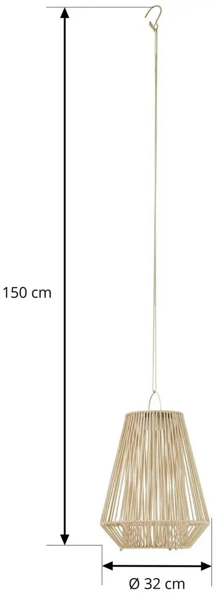 Lindby Solar Buitenverlichting 1 Licht - 2,7W - Beige/Zwart