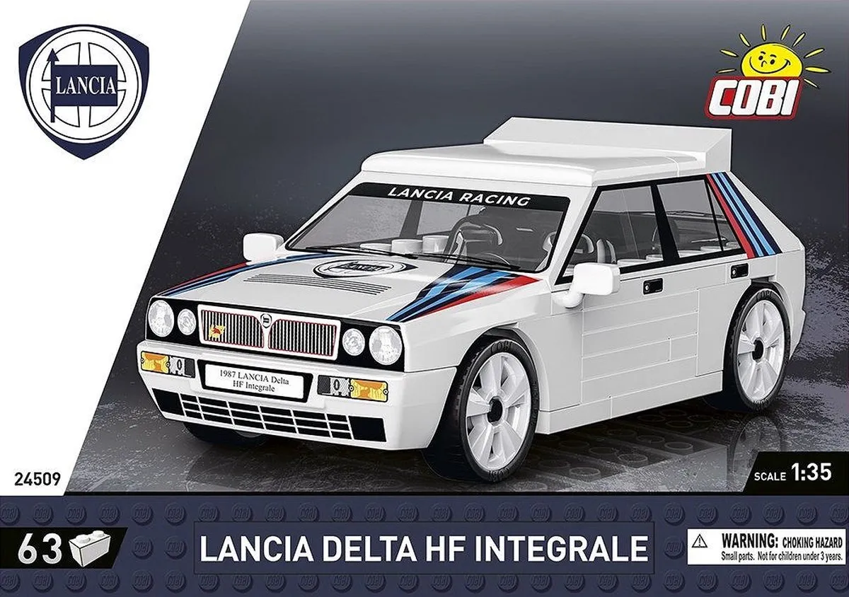 Cobi 1987 Lancia Delta INTG COBI-24509 - 63 Onderdelen