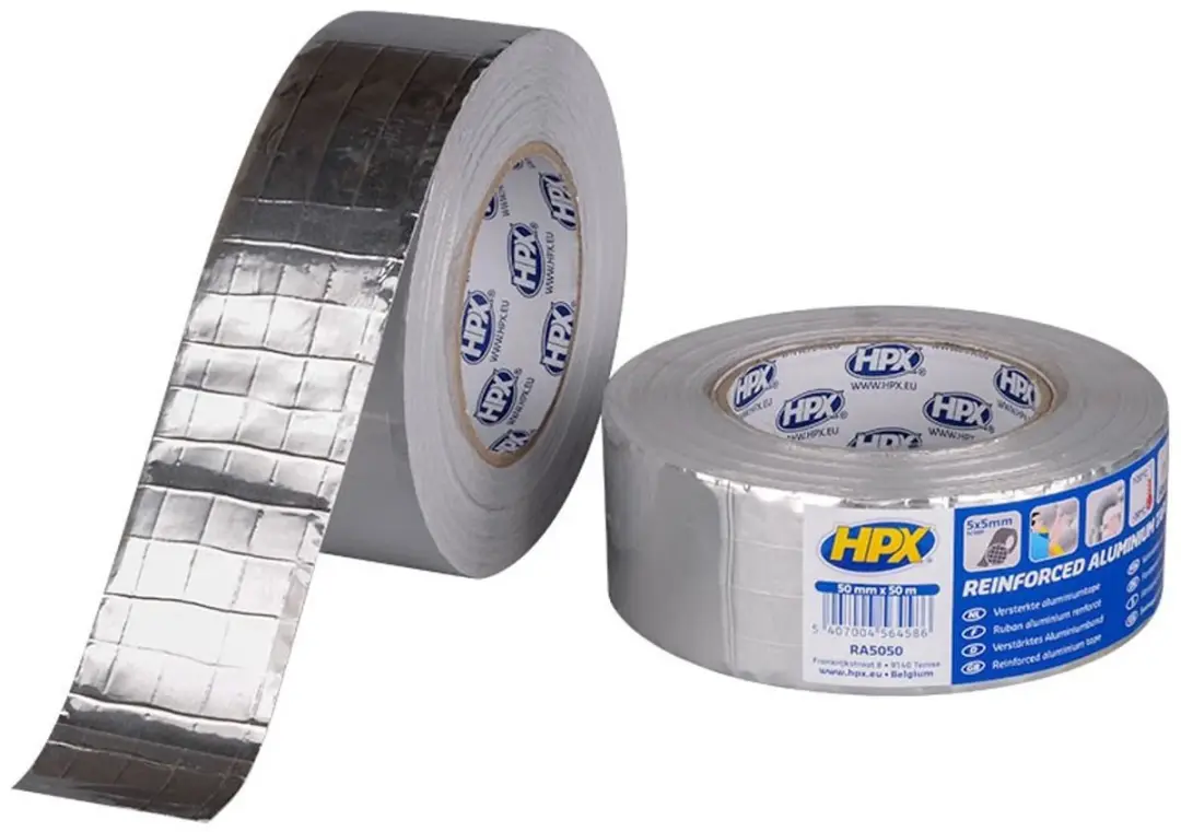 HPX Versterkte Aluminiumtape 50mm x 50m