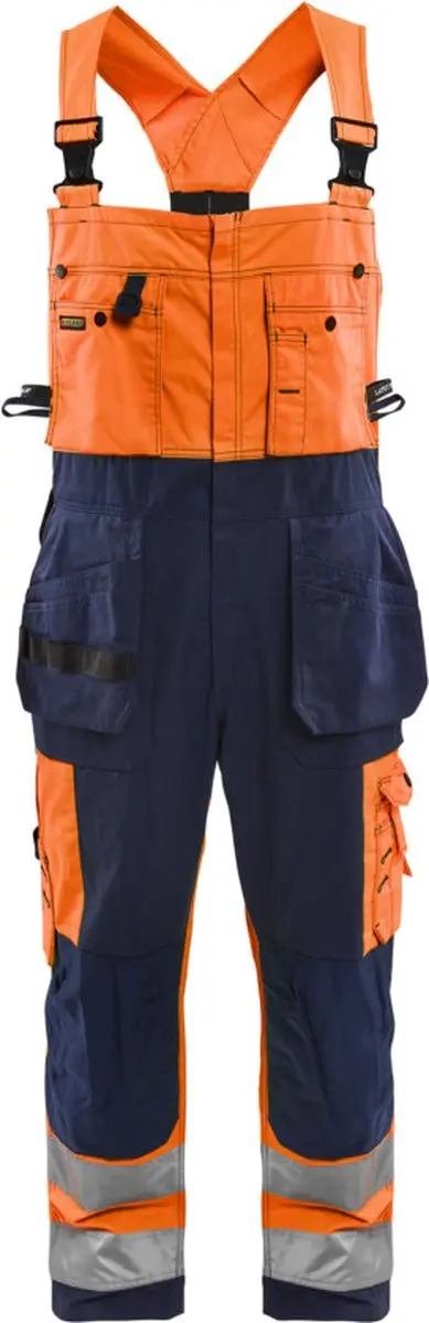 Blåkläder Bretelbroek High Vis 2603-1860