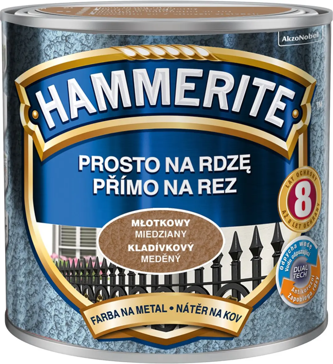Hammerite Direct Op Roest Hamer 0,25L