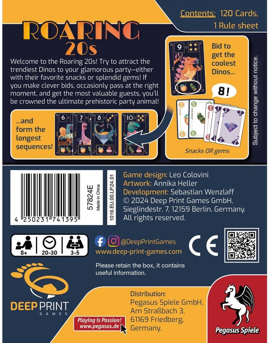 Asmodee Roaring 20s Bordspel - 3-5 Spelers