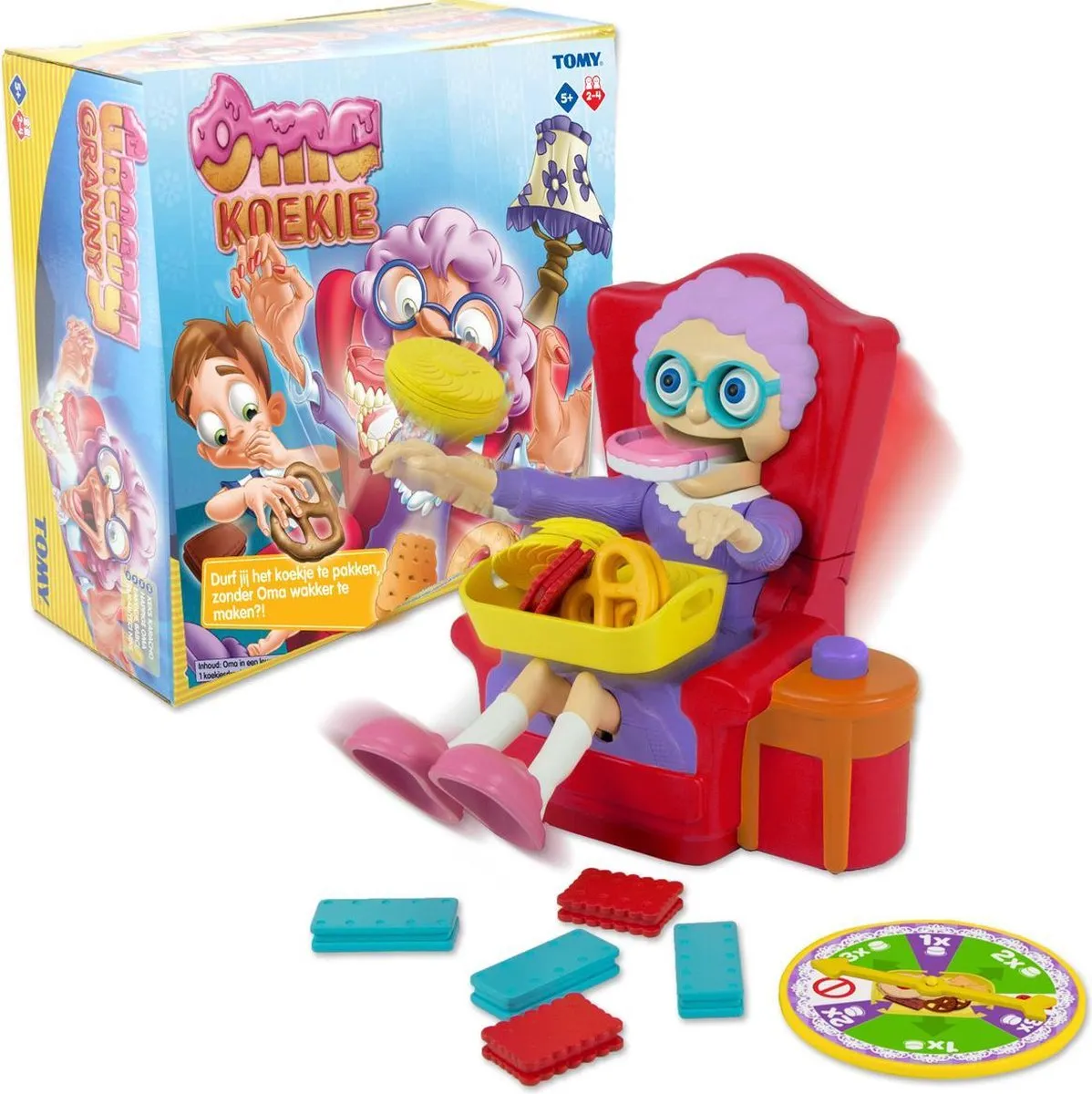 Tomy Oma Koekie Kinderspel T72465SPT - 4 Spelers - afbeelding 6 van 6