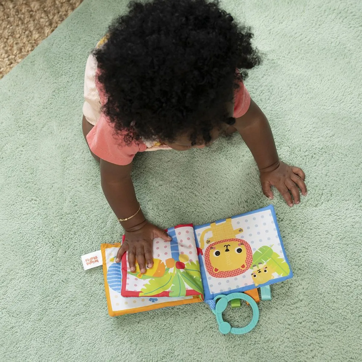 Bright Starts Safari Buddies Babyboekje - Multicolor