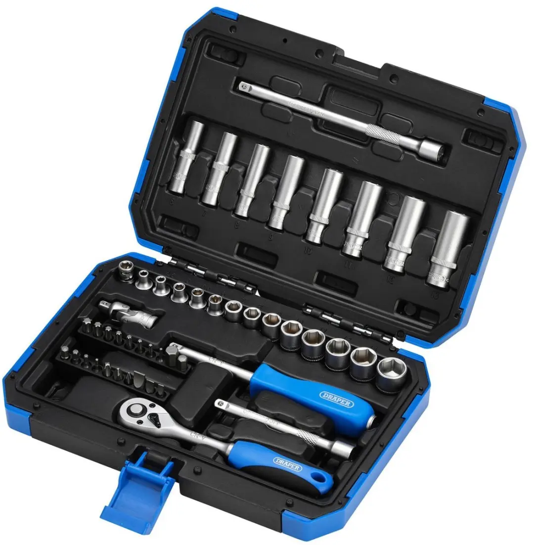 Draper 1/4" Doppenset 47-delig