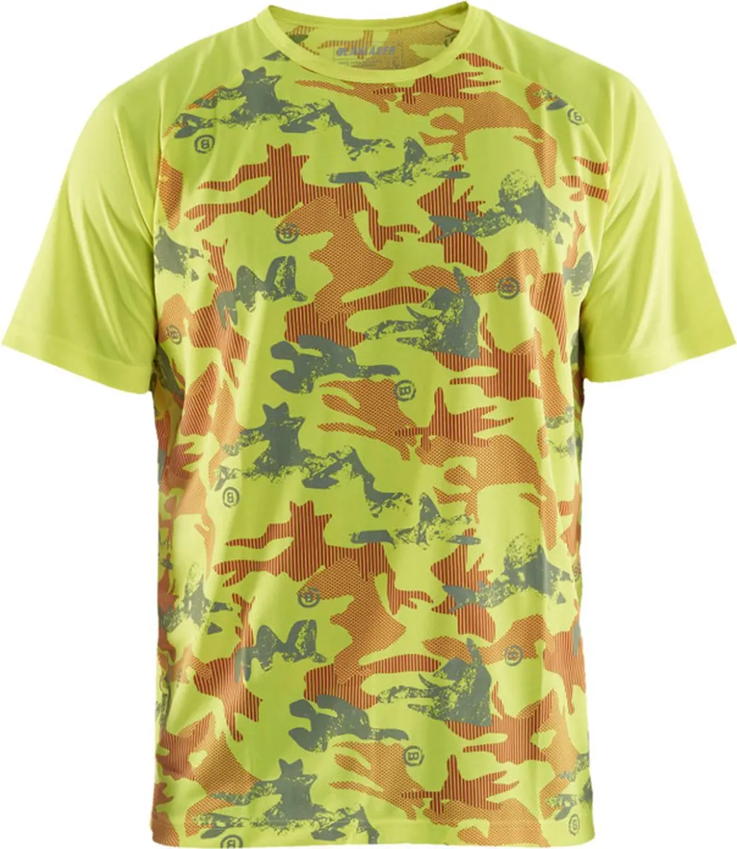 Blåkläder T-shirt Functioneel Camo 3425-1011