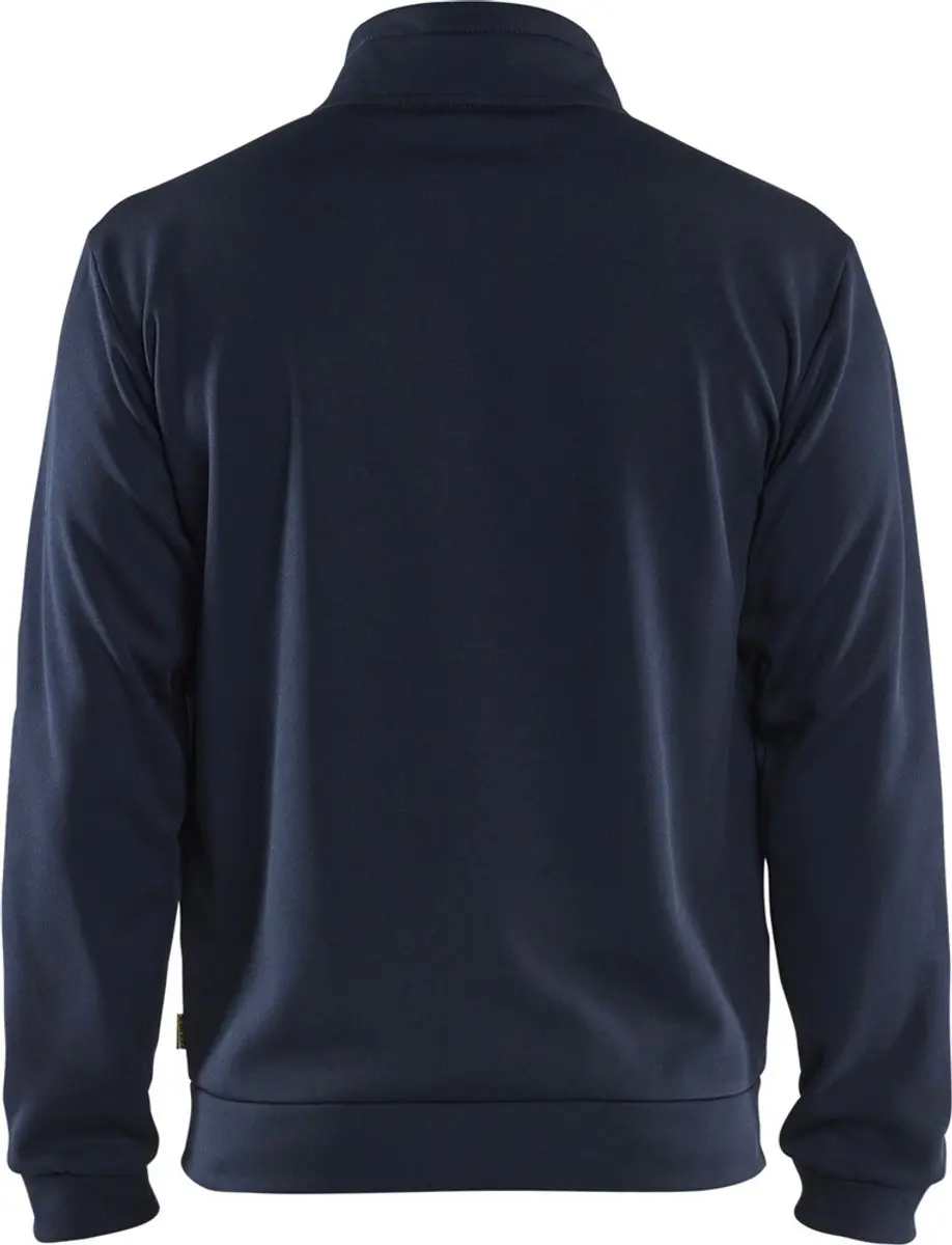Blåkläder Service Sweatshirt 3362-2526 - XS - Donker marineblauw/High Vis Geel