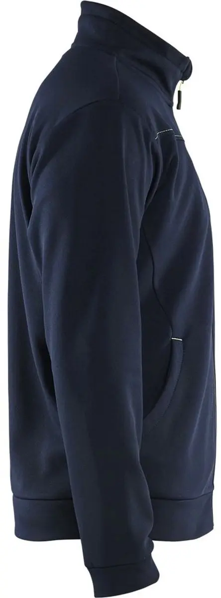 Blåkläder Service Sweatshirt 3362-2526 - XS - Donker marineblauw/High Vis Geel