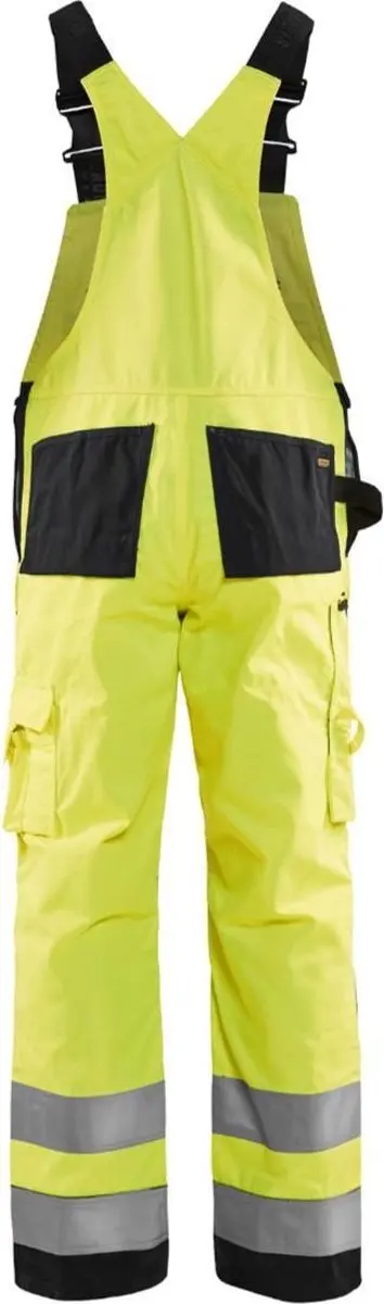 Blåkläder Bretelbroek High Vis 2660-1804 - 60 - Geel/Zwart