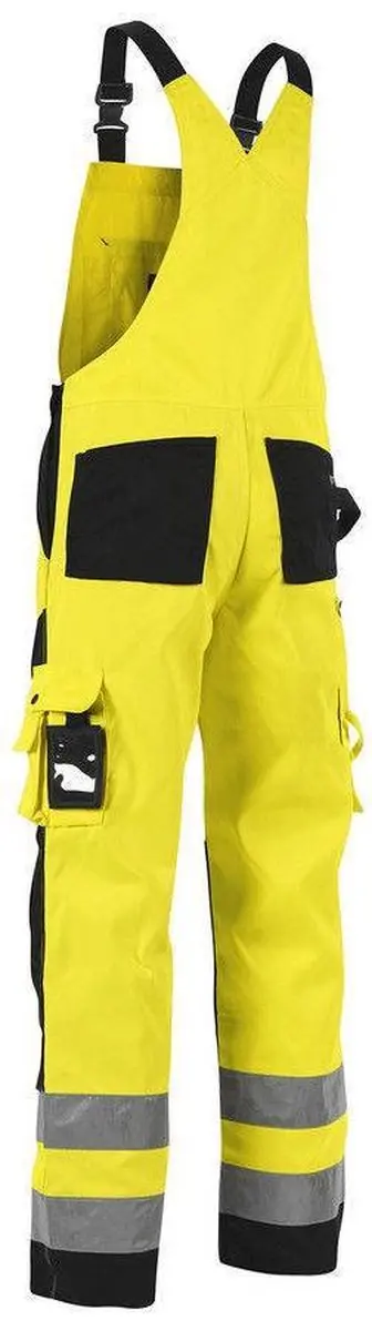 Blåkläder Bretelbroek High Vis 2660-1804 - 60 - Geel/Zwart