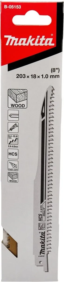 Makita Reciprozaagbladset P-71663 - 10 Stuks - afbeelding 6 van 6