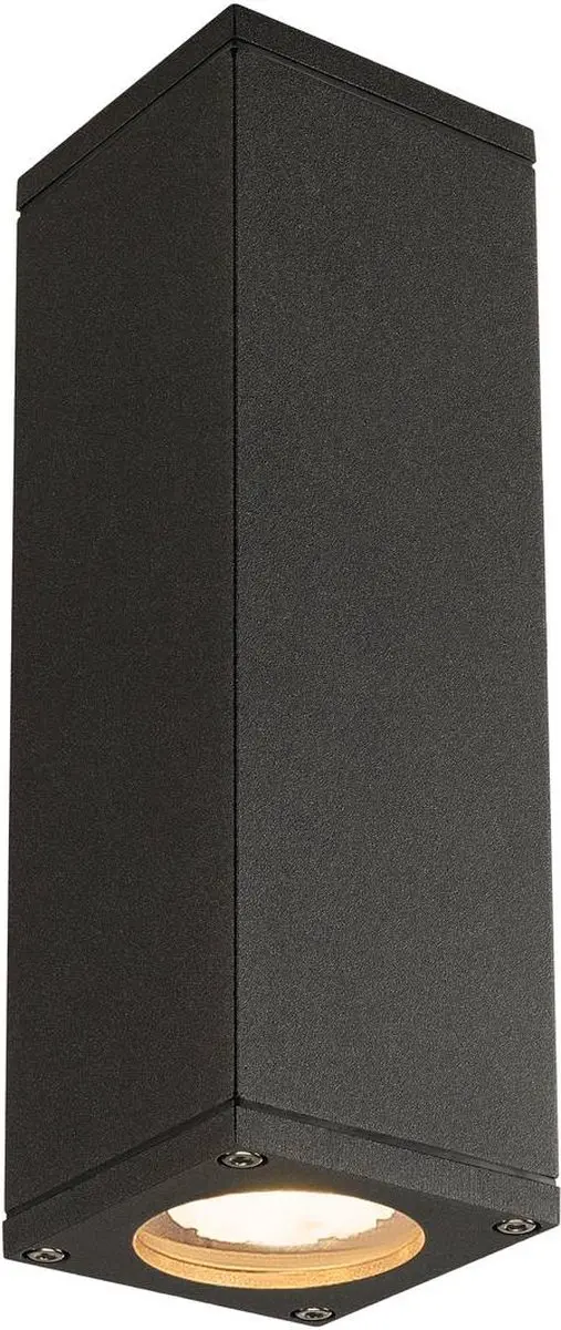 SLV Theo Up-Down Out Wandlamp - 2x35W Antraciet