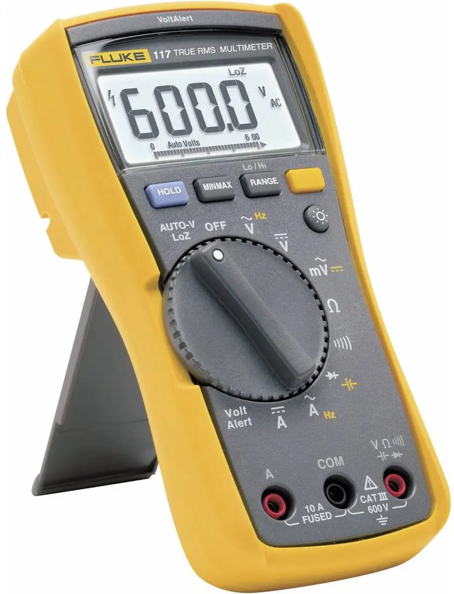 Fluke 117 Digitale Multimeter - Kalibratie ISO - 6000 Counts