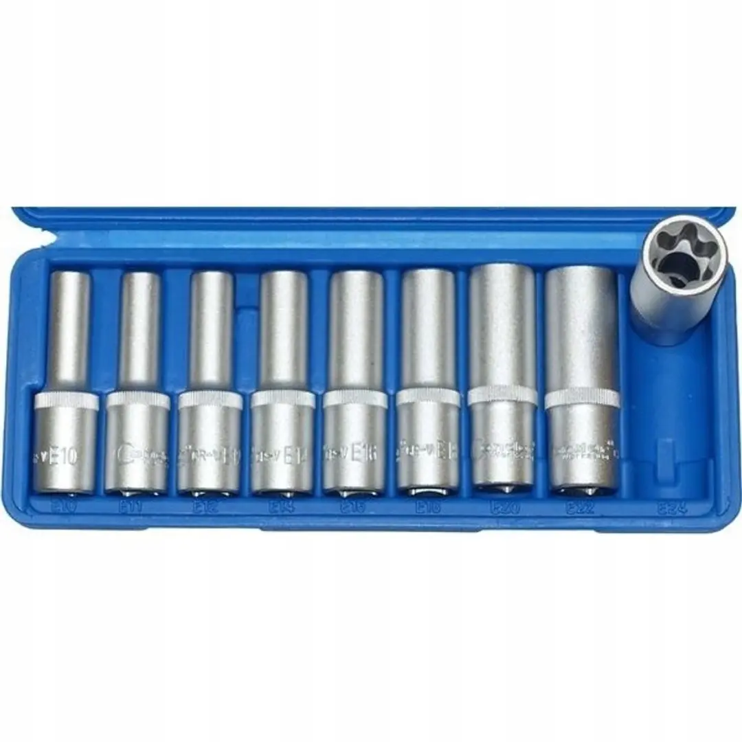 Condor Torx-dop 1/2" E10-E24 - 9 Stuks