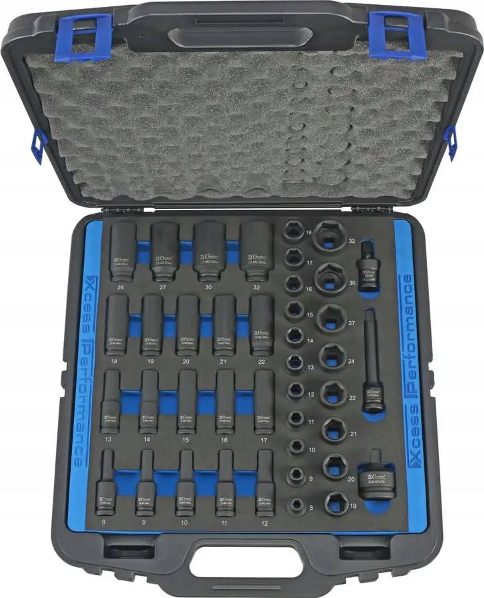 Condor 41-delige Slagdoppen Set 8-32mm - met Koffer