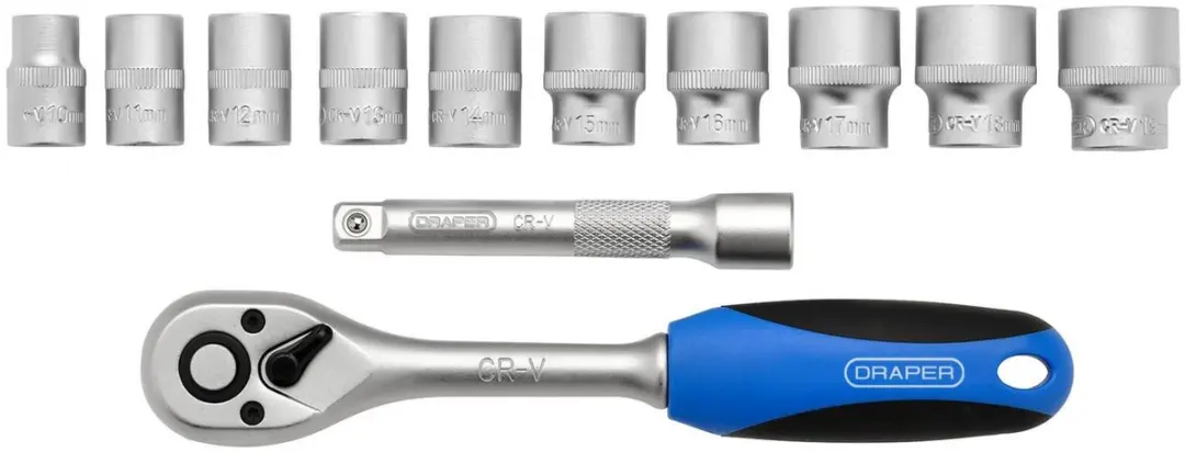 Draper 3/8" Doppenset - 12-delig