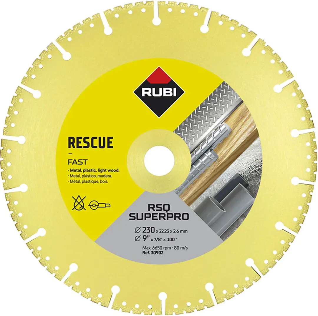 Rubi RSQ 230 SUPERPRO Zaagblad 230x22,2mm