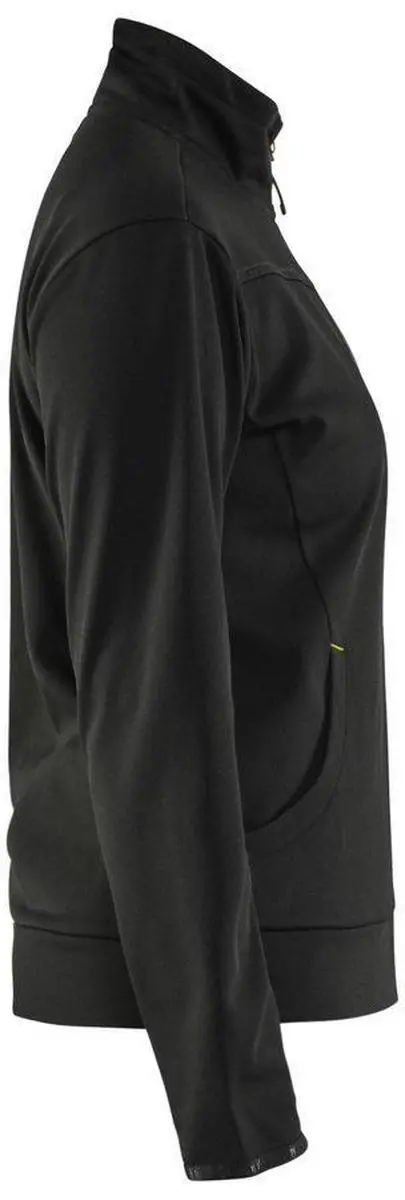 Blåkläder Dames Service Sweatshirt 3394-2526 - Zwart/High Vis Geel