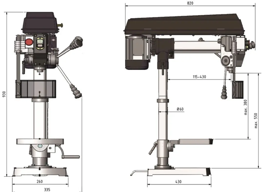 HBM RB6T Radiaalboormachine