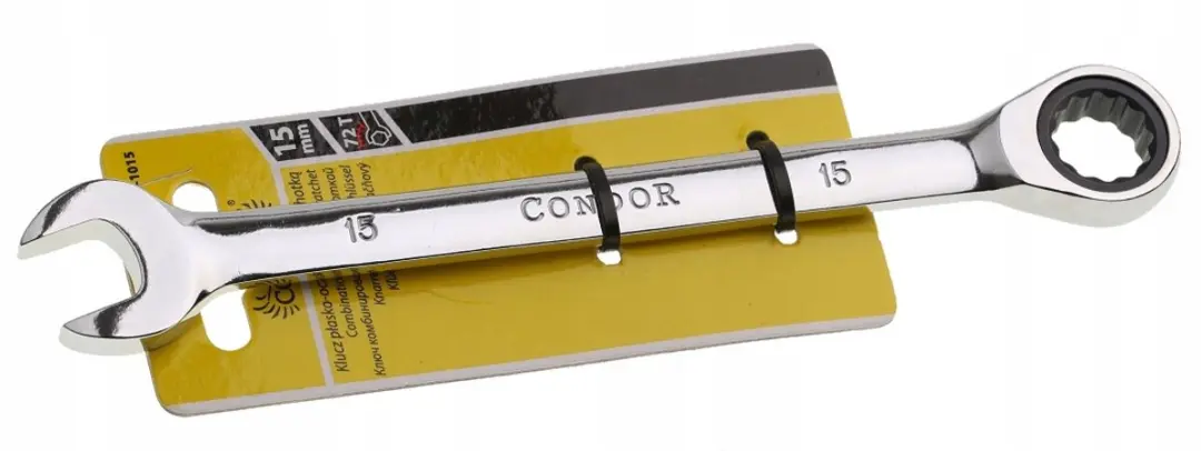Condor Ringsleutel met Ratel 15 mm