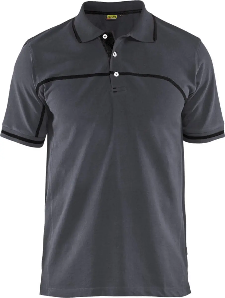 Blåkläder Poloshirt 3389-1050 - XXXL - Grijs/Zwart