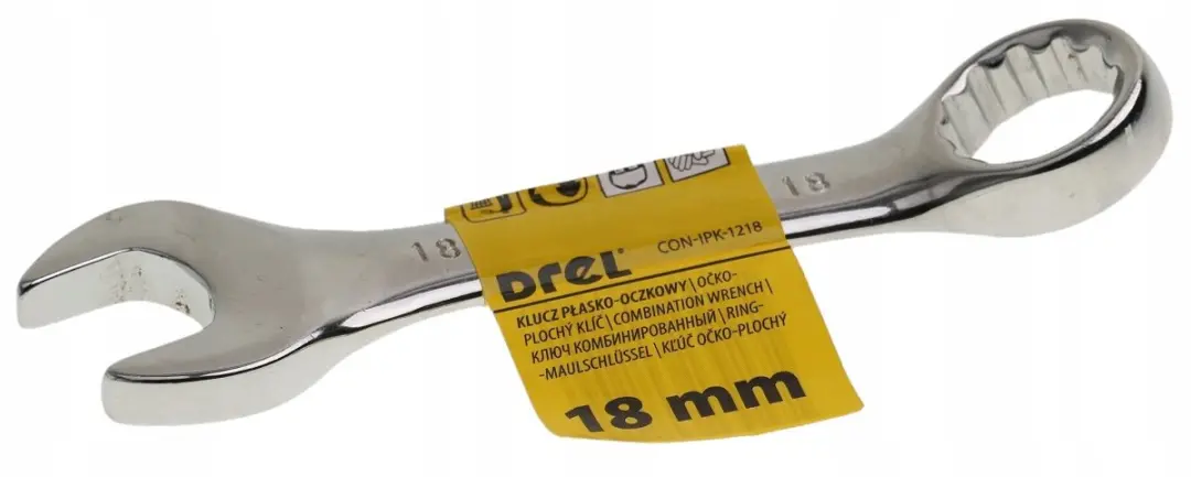 Condor Ring- en Steeksleutel 18mm CON-IPK-1218 - 13cm