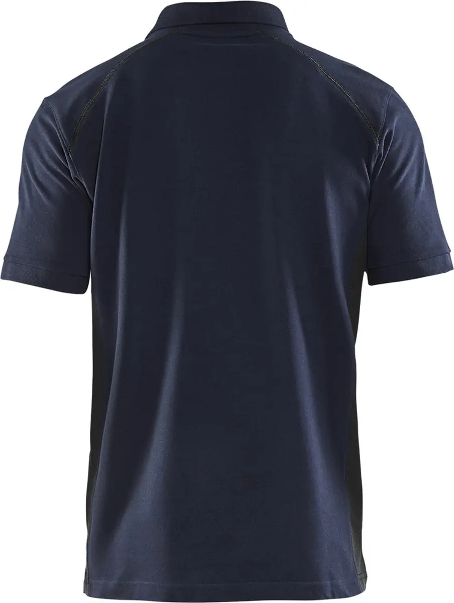 Blåkläder Poloshirt Piqué 3324-1050 - 6XL - Donker marineblauw/Zwart