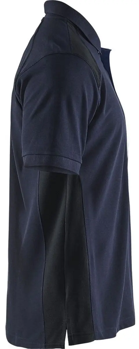 Blåkläder Poloshirt Piqué 3324-1050 - 6XL - Donker marineblauw/Zwart