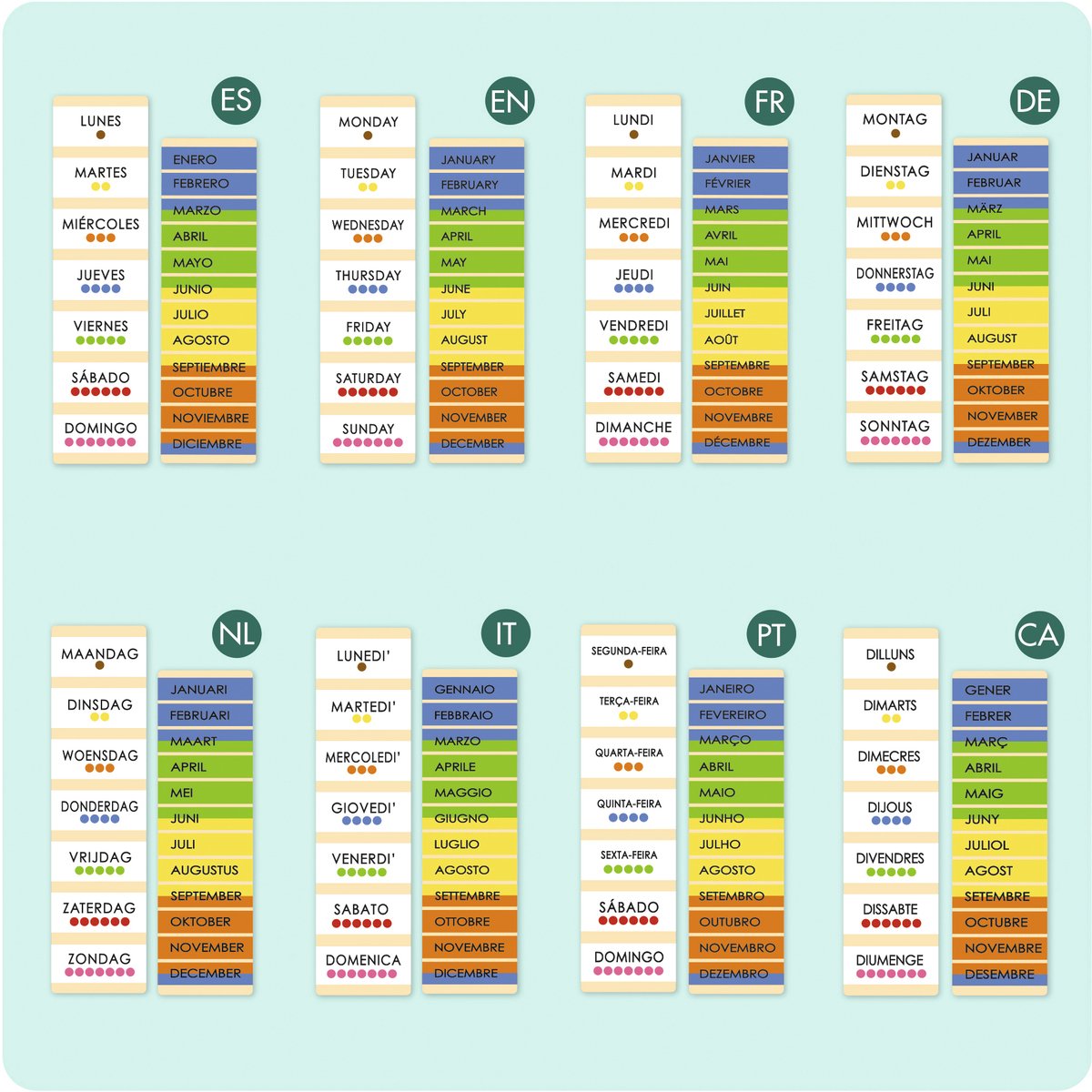 Jumbo - Goula - Calendar Clock - Educatief Spel