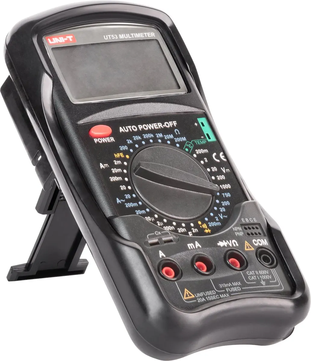 UNI-T UT53 Multimeter - Zwart