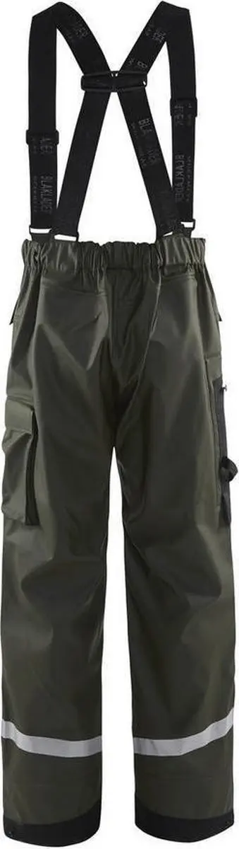 Blåkläder Level 2 Regenbroek 1305-2003 - S - Army Groen