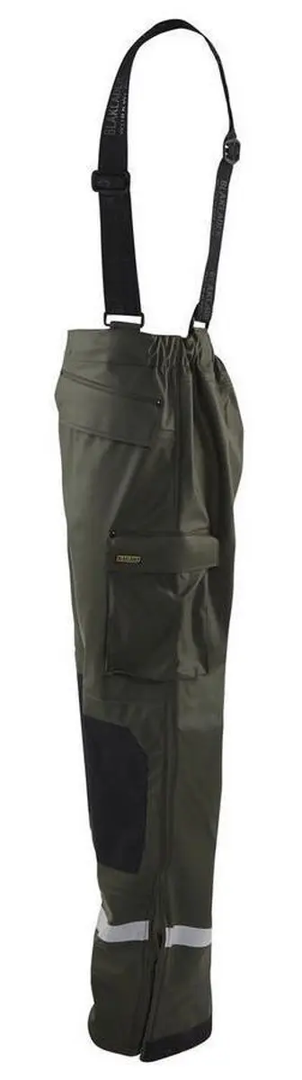 Blåkläder Level 2 Regenbroek 1305-2003 - S - Army Groen