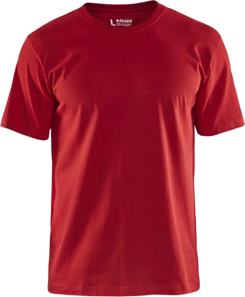 Blåkläder 3302-1030 T-Shirt - 10 Stuks - Rood - S