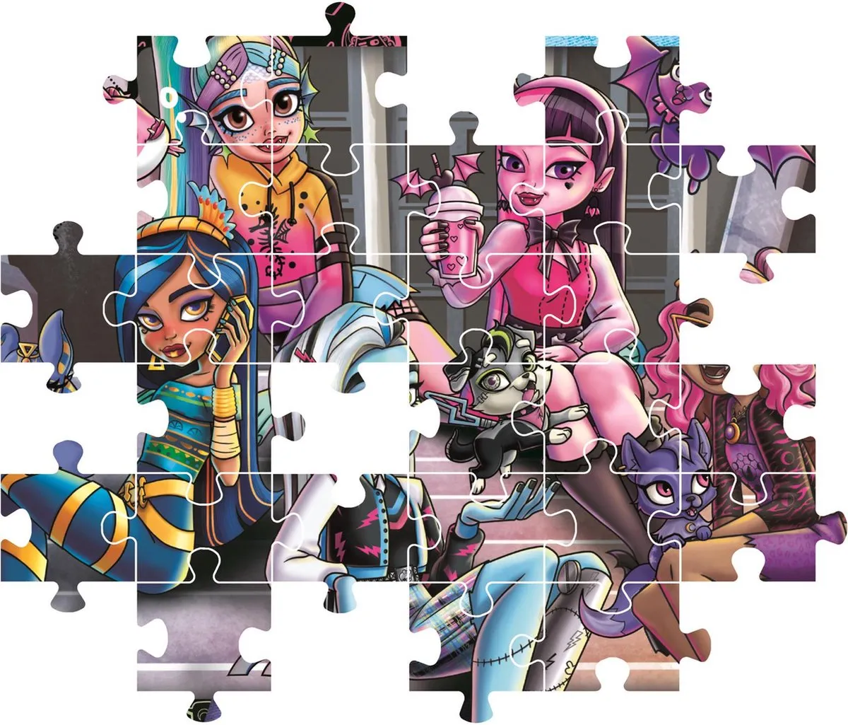 Clementoni Super Monster High Puzzel 180 Stukjes - Multikleur - afbeelding 4 van 6